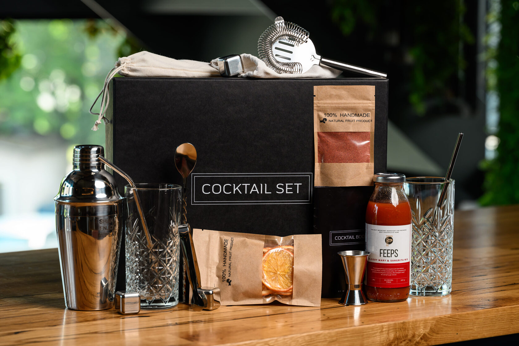 Коктейльний Сет - Highball Cut - Текстурований келих для глибокої подачі
